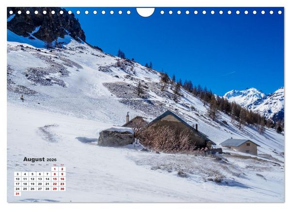 Produktbild: The French Alps, on the trail of the marmot (Wall Calendar 2026 DIN A4 landscape), CALVENDO 12 Month Wall Calendar