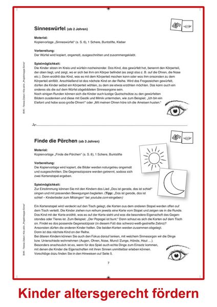 Produktbild: Kita aktiv Projektmappe Sinne