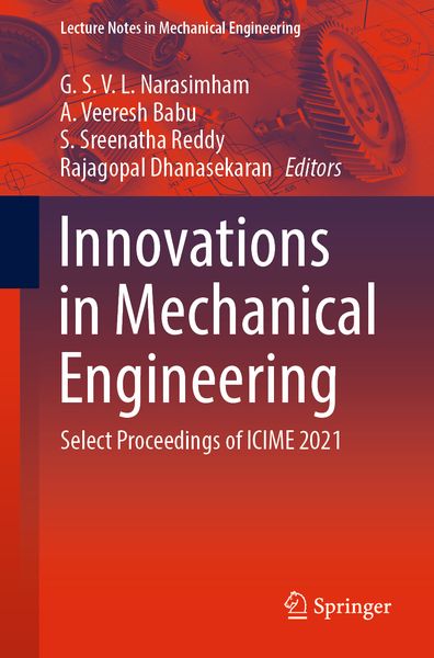 Produktbild: Innovations in Mechanical Engineering