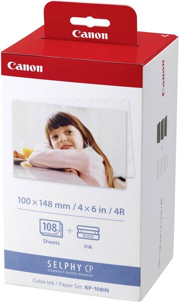 108 3115B001 Fotodrucker Pack bestellen Canon Selphy online KP-108IN (Tinte/Papier) Blatt Kassette Photo
