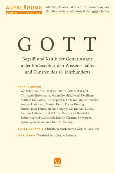 Produktbild: Aufkl&auml;rung 36: Gott