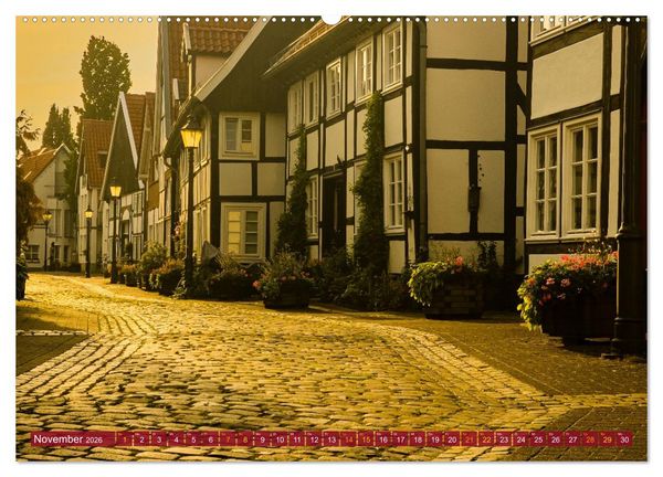 Produktbild: Ein Blick auf Rheda-Wiedenbr&uuml;ck (hochwertiger Premium Wandkalender 2026 DIN A2 quer), Kunstdruck in Hochglanz