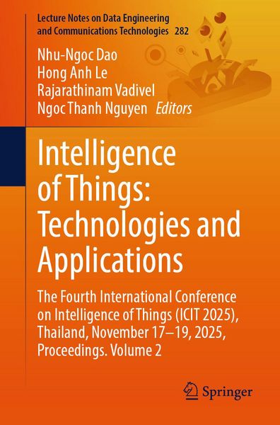 Produktbild: Intelligence of Things: Technologies and Applications