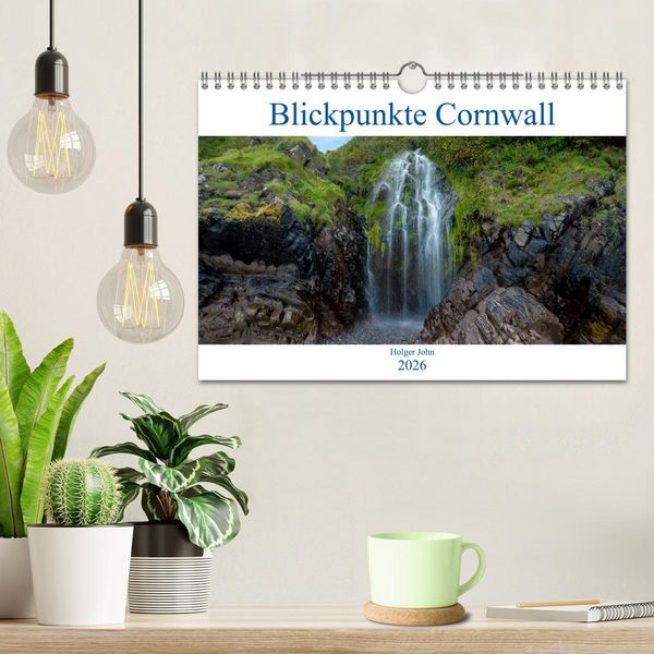 Produktbild: Blickpunkte Cornwall (Wandkalender 2026 DIN A4 quer), CALVENDO Monatskalender