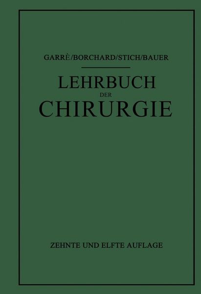Produktbild: Lehrbuch der Chirurgie