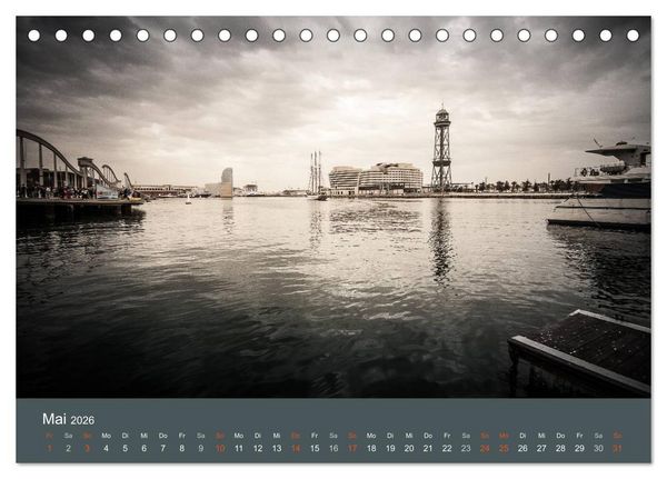 Produktbild: Barcelona - Faszinierende Architektur (Tischkalender 2026 DIN A5 quer), CALVENDO Monatskalender