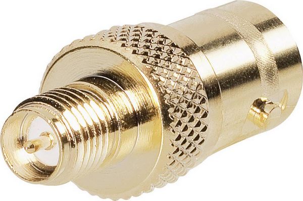 Produktbild: BKL Electronic 0419121 0419121 SMA-Reverse-Adapter SMA-Stecker - BNC-Buchse 1St.