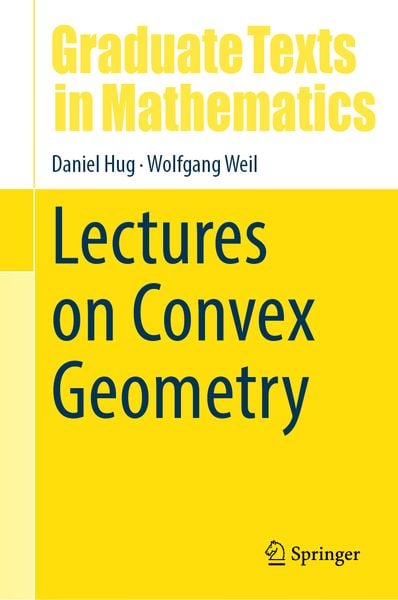 Produktbild: Lectures on Convex Geometry