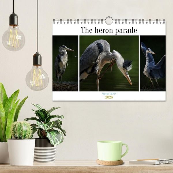 Produktbild: The heron parade (Wall Calendar 2026 DIN A4 landscape), CALVENDO 12 Month Wall Calendar