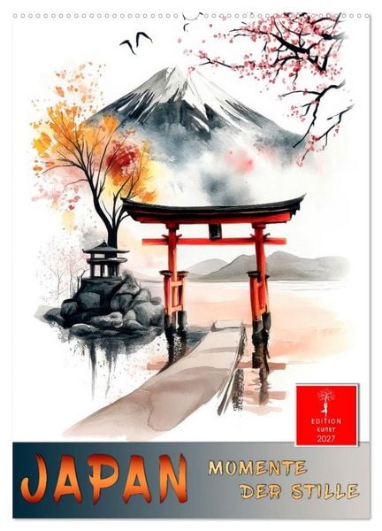 Produktbild: Japan - Momente der Stille (Wandkalender 2027 DIN A2 hoch), CALVENDO Monatskalender
