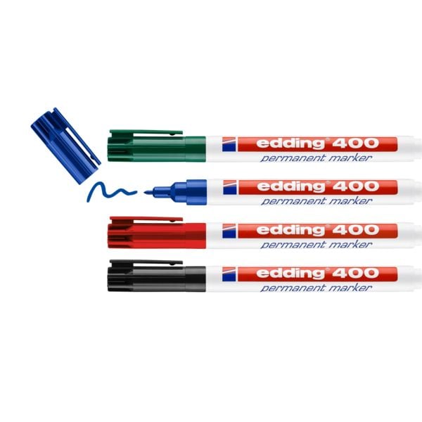 Produktbild: Edding 4-400-4-2 Permanentmarker wasserfest: Ja