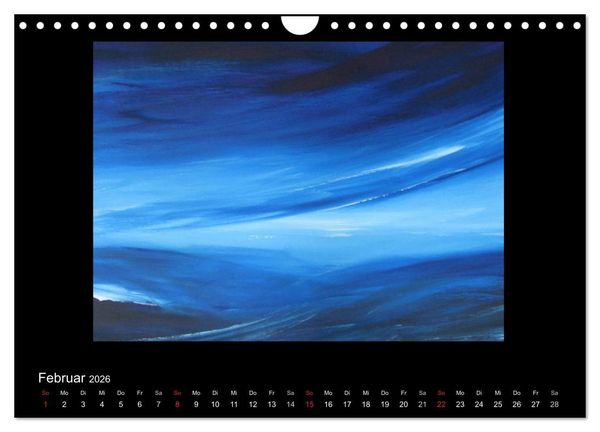 Produktbild: Kunstkalender von Michaela Nagel (Wandkalender 2026 DIN A4 quer), CALVENDO Monatskalender