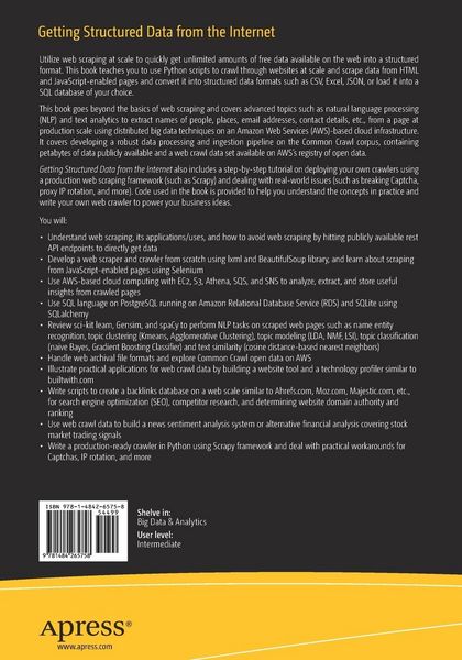 Produktbild: Getting Structured Data from the Internet