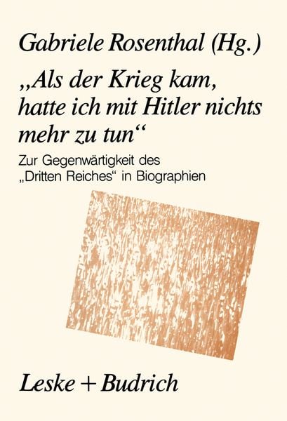 Produktbild: &bdquo;Als der Krieg kam, hatte ich mit Hitler nichts mehr zu tun&ldquo;