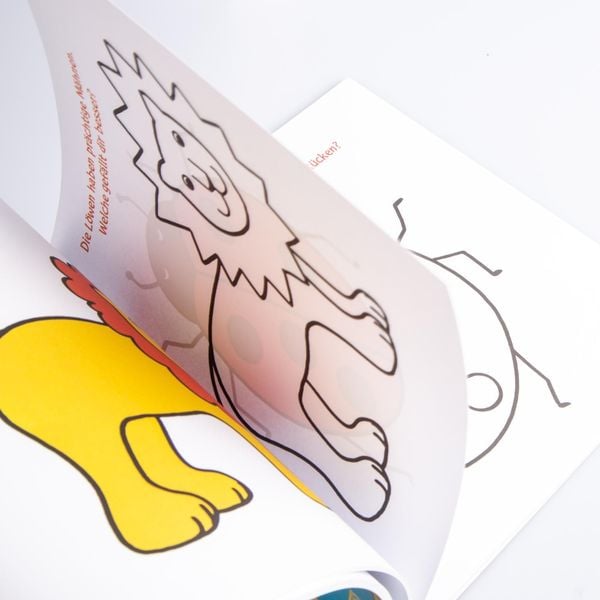 Produktbild: Ausmalbilder f&uuml;r Kita-Kinder: Das dicke Kindergarten-Malbuch: Mit farbigen Vorlagen und lustiger Fehlersuche
