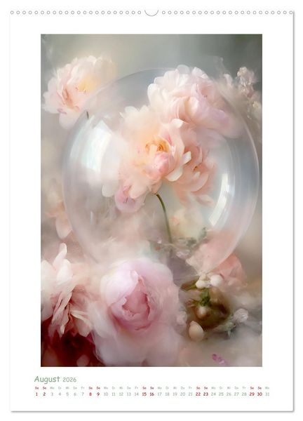 Produktbild: Zarte Tr&auml;umerei (hochwertiger Premium Wandkalender 2026 DIN A2 hoch), Kunstdruck in Hochglanz