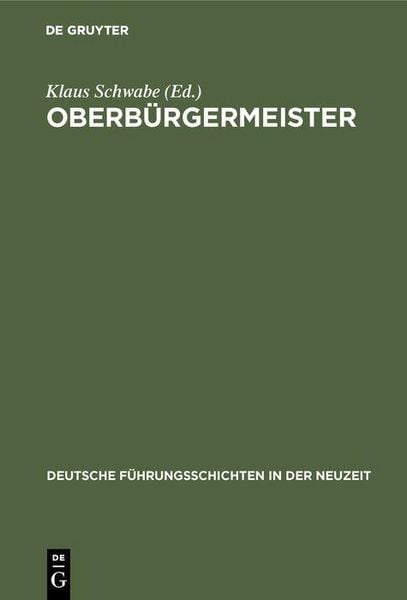 Produktbild: Oberb&uuml;rgermeister
