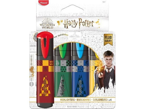 Produktbild: Maped Textmarker Harry Potter 4 St&uuml;ck Blister