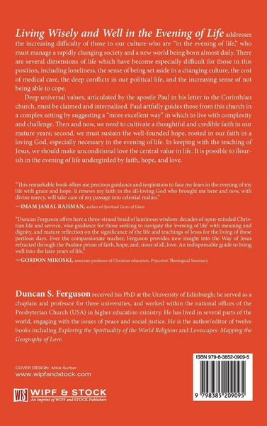 Produktbild: Living Wisely and Well in the Evening of Life