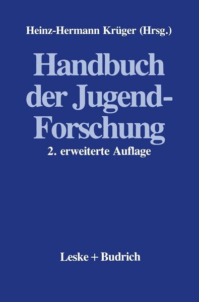 Produktbild: Handbuch der Jugendforschung