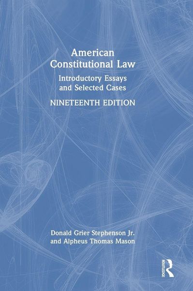 Produktbild: American Constitutional Law