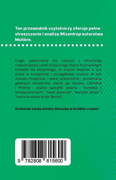Produktbild: Mizantrop ksi&iquest;&iquest;ka Moli&egrave;re (Analiza ksi&iquest;&iquest;ki)