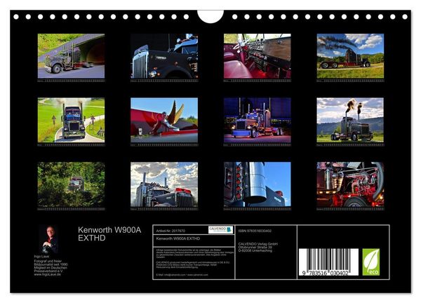 Produktbild: Kenworth W900A EXTHD (Wandkalender 2026 DIN A4 quer), CALVENDO Monatskalender