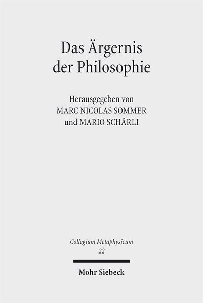Produktbild: Das &Auml;rgernis der Philosophie