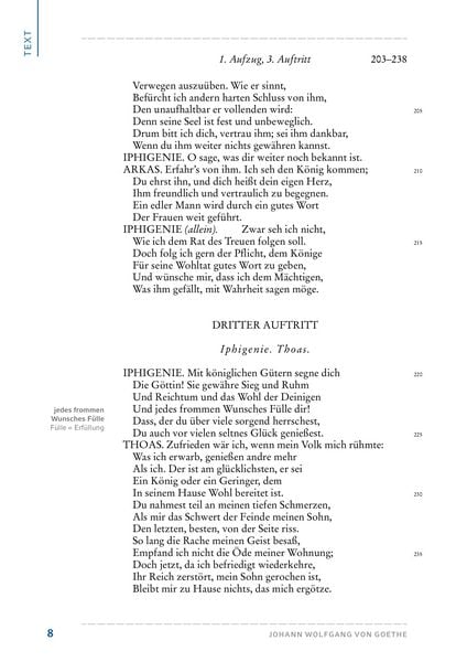 Produktbild: Iphigenie auf Tauris von Johann Wolfgang von Goethe (Textausgabe)