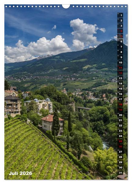 Produktbild: Stadtherz MERAN (Wandkalender 2026 DIN A3 hoch), CALVENDO Monatskalender