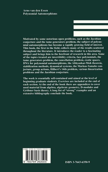 Produktbild: Polynomial Automorphisms