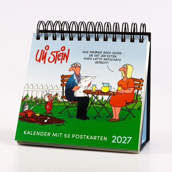 Produktbild: Uli Stein Postkartenkalender 2027