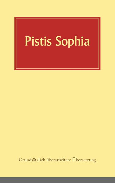 Produktbild: Pistis Sophia