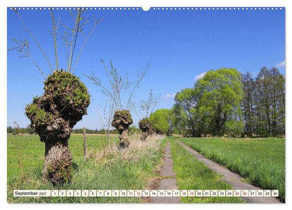Produktbild: Brandenburg - Drei D&ouml;rfer im Naturpark Nuthe-Nieplitz - Fresdorf, St&uuml;cken, K&ouml;rzin (Wandkalender 2027 DIN A2 quer), CALVENDO Monatskalender