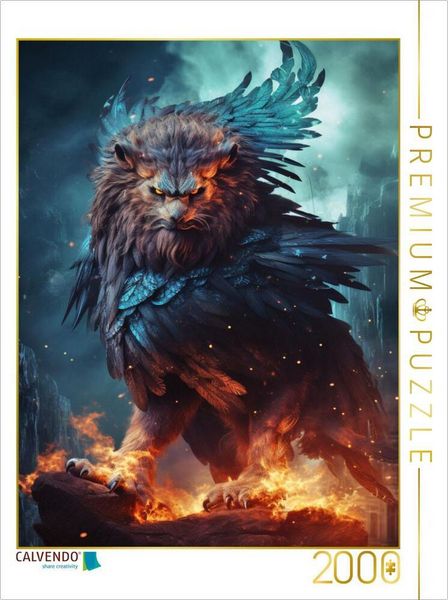 CALVENDO Puzzle Kraftvoller Greif | 2000 Teile Lege-Größe 90x67cm Foto-Puzzle für glückliche Stunden, Sonstige von , Calvendo Puzzle, 4066851219523