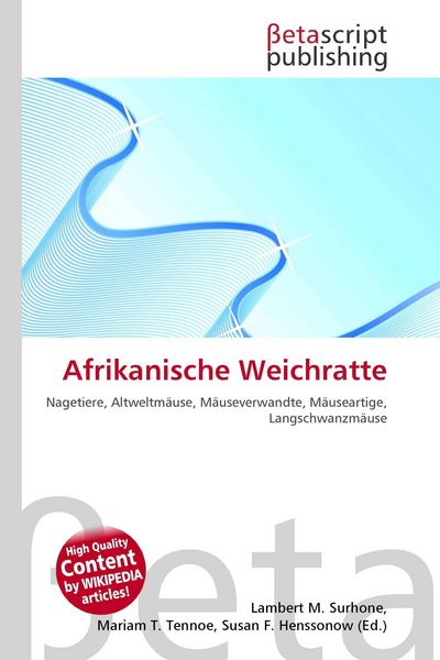 Produktbild: Afrikanische Weichratte