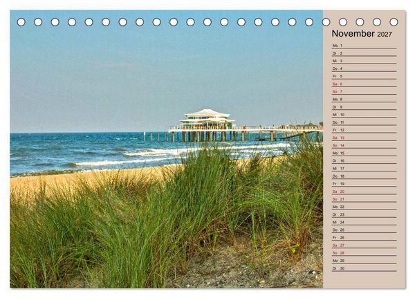 Produktbild: Timmendorfer Strand - Urlaubsimpressionen (Tischkalender 2027 DIN A5 quer), CALVENDO Monatskalender