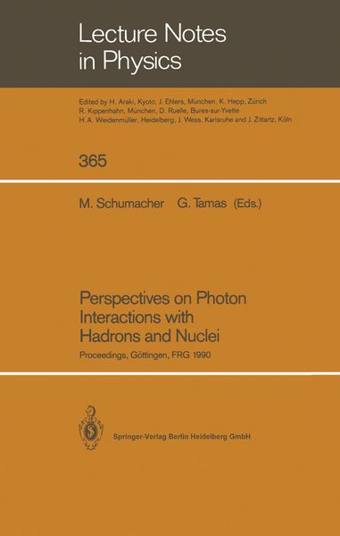 Produktbild: Perspectives on Photon Interactions with Hadrons and Nuclei