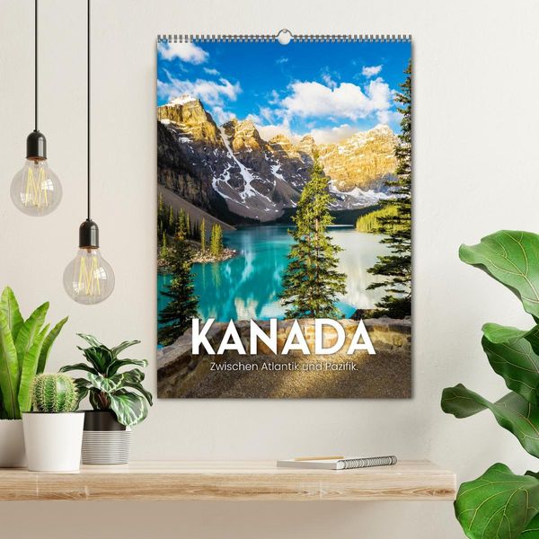Produktbild: Kanada - Zwischen Atlantik und Pazifik. (Wandkalender 2026 DIN A2 hoch), CALVENDO Monatskalender