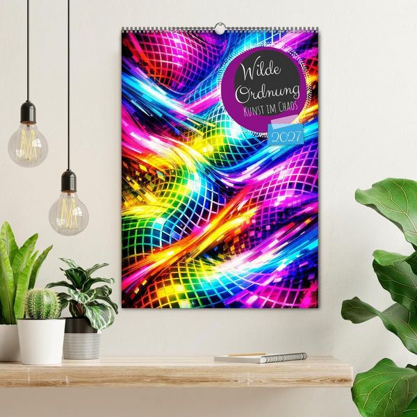 Produktbild: Wilde Ordnung - Kunst im Chaos (Wandkalender 2027 DIN A2 hoch), CALVENDO Monatskalender