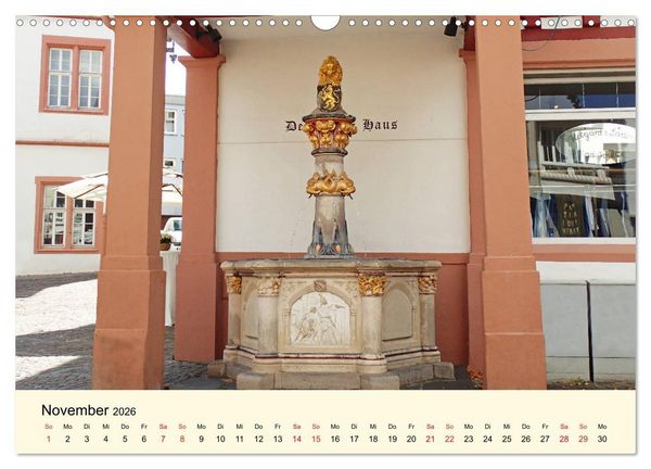 Produktbild: Sch&ouml;nes Alzey - Fachwerk, Wein und Rossmarktplatz (Wandkalender 2026 DIN A3 quer), CALVENDO Monatskalender