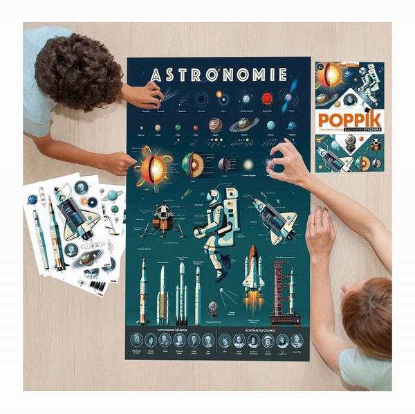 Produktbild: POPPIK - Lernposter & Sticker Astronomie