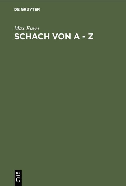 Produktbild: Schach von A - Z