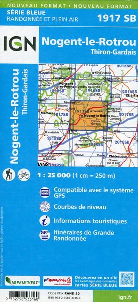 Produktbild: Nogent-le-Rotrou - Thiron - Gardais