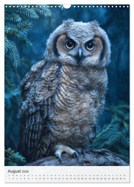 Produktbild: Tiermotive zum Verlieben (Wandkalender 2026 DIN A3 hoch), CALVENDO Monatskalender