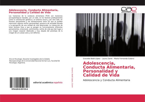 Produktbild: Adolescencia, Conducta Alimentaria, Personalidad y Calidad de Vida