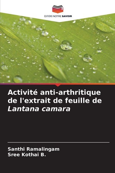 Produktbild: Activit&eacute; anti-arthritique de l'extrait de feuille de Lantana camara