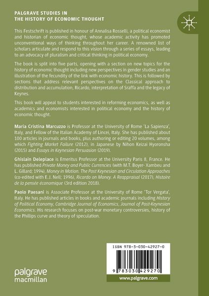 Produktbild: New Perspectives on Political Economy and Its History