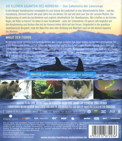 Produktbild: Norwegens Naturwunder: Die kleinen Giganten des Nordens / Magie der Fjorde