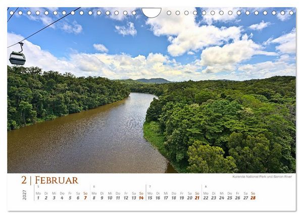 Produktbild: Australien - Cairns-Brisbane (Wandkalender 2027 DIN A4 quer), CALVENDO Monatskalender